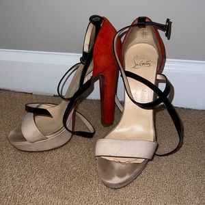 Christian Louboutin Summerissima 140 Nubuck/Veau Velour